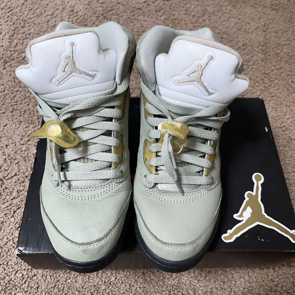 Nike Air Jordan 5 Retro Jade Horizon GS Size 5.5Y Sneakers 440888-300